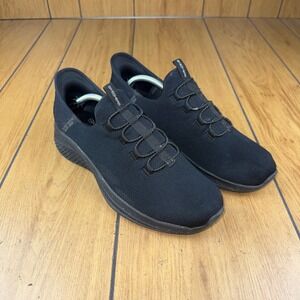 Skechers Ultra Flex 3.0 Slip-ins Right Away Black Sneakers Shoes Mens 10.5W